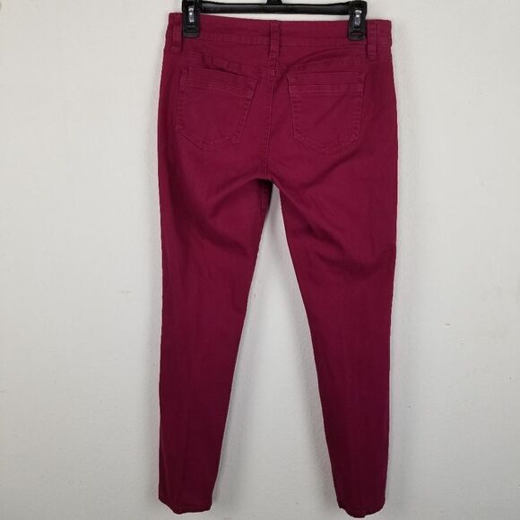 Red Camel 5-Pocket Plum Colored Skinny Jeans - Picture 2 of 7